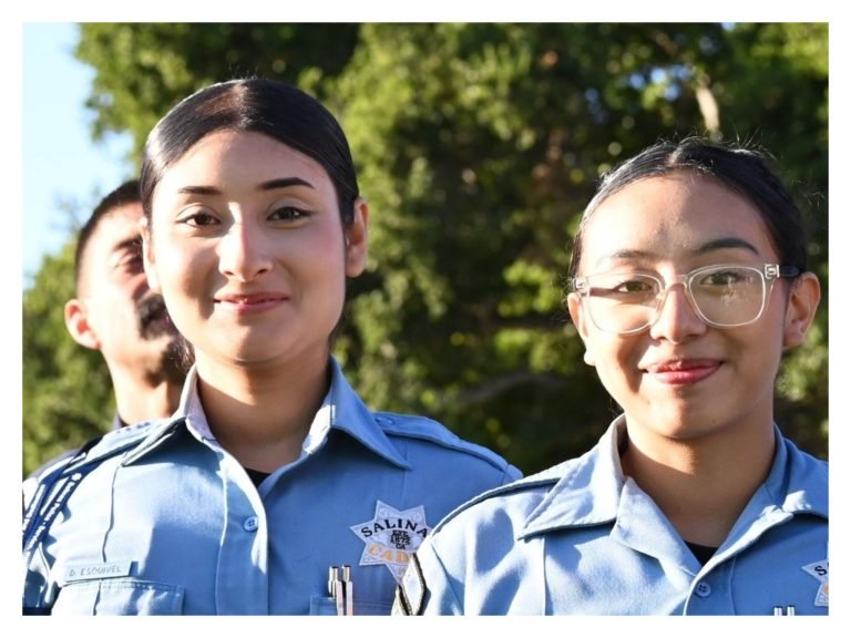 Salinas Police Cadets Smiling
