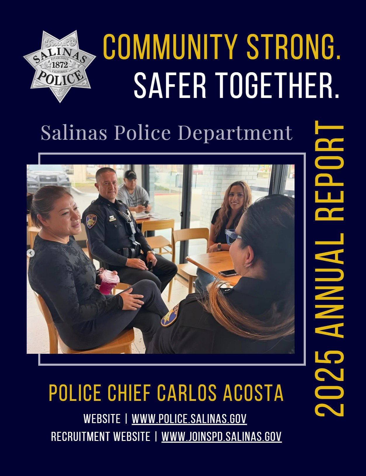 Cover Photo of SPD's 2025 Annual Report