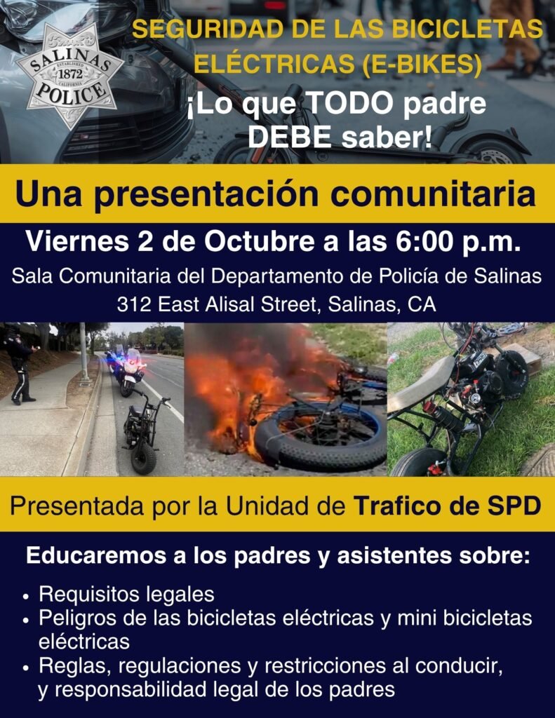 E-Bike Safety Presentation Spanish